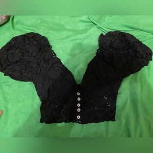 Urban Outfitters Crop Top Lace Type